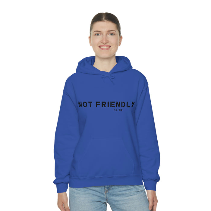 Not Friendly Armor Dog Heavy Blend™ Hoodie (unisex)