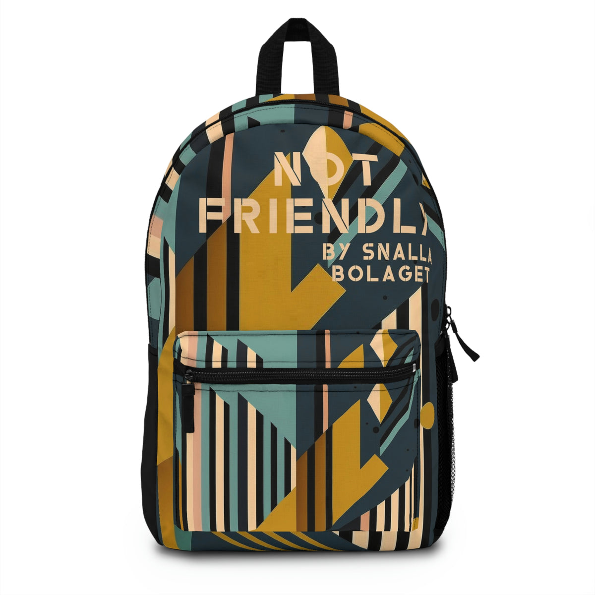 Lined Chaos Not Friendly by SB Backpack