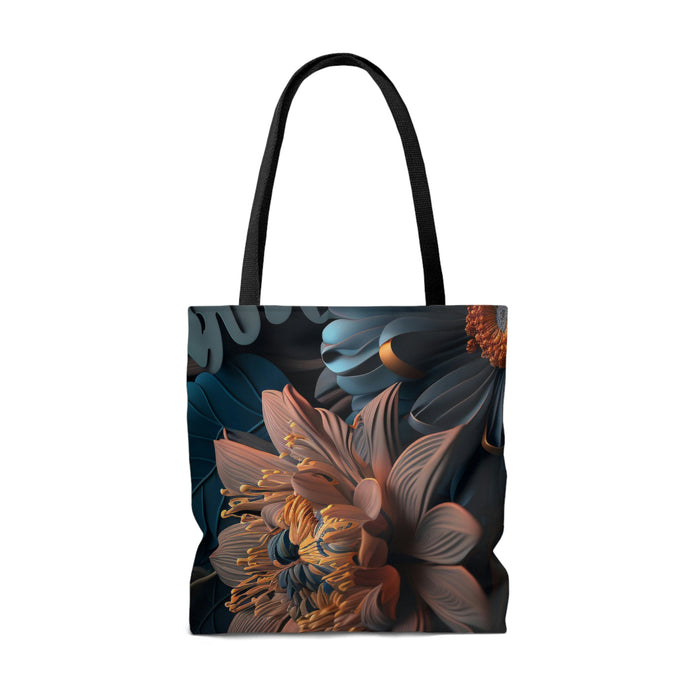Alien Flower Color Tote Bag by NF