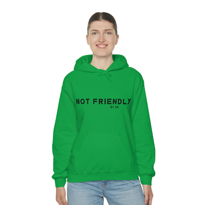 Not Friendly Armor Dog Heavy Blend™ Hoodie (unisex)