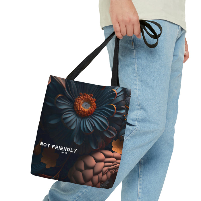 Alien Flower Color Tote Bag by NF