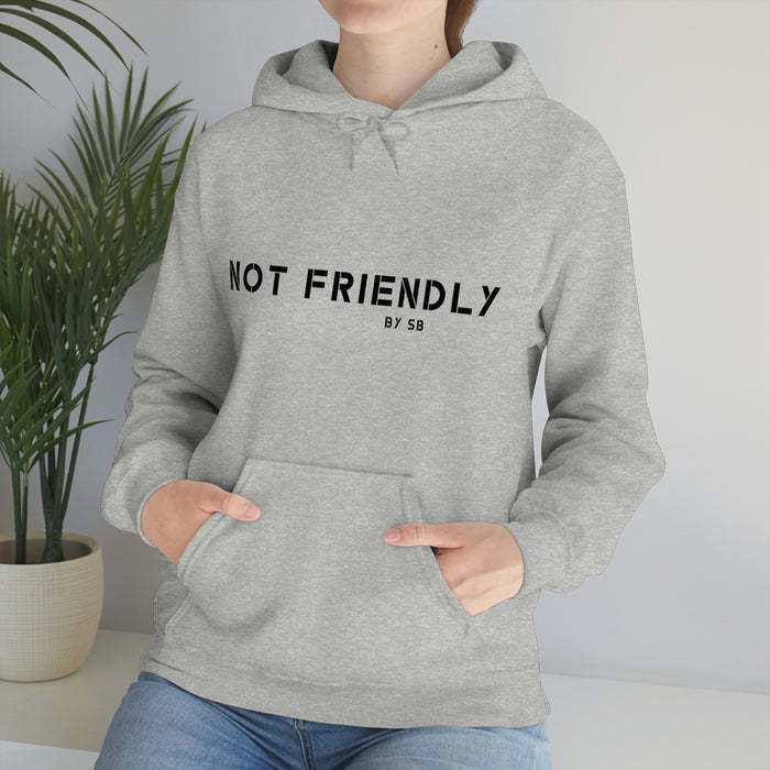 Not Friendly Armor Dog Heavy Blend™ Hoodie (unisex)