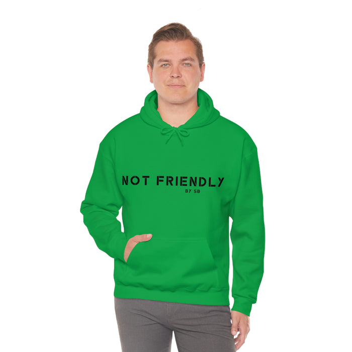 Not Friendly Armor Dog Heavy Blend™ Hoodie (unisex)