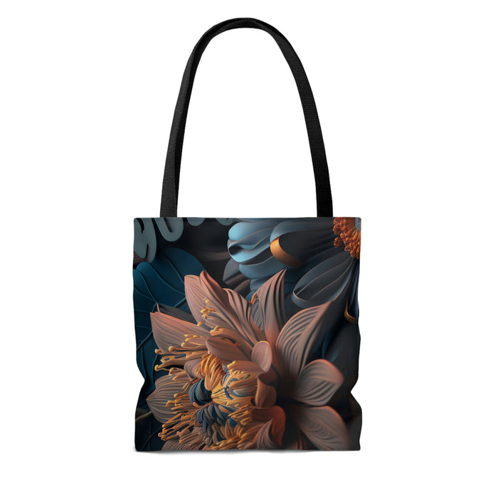 Alien Flower Color Tote Bag by NF