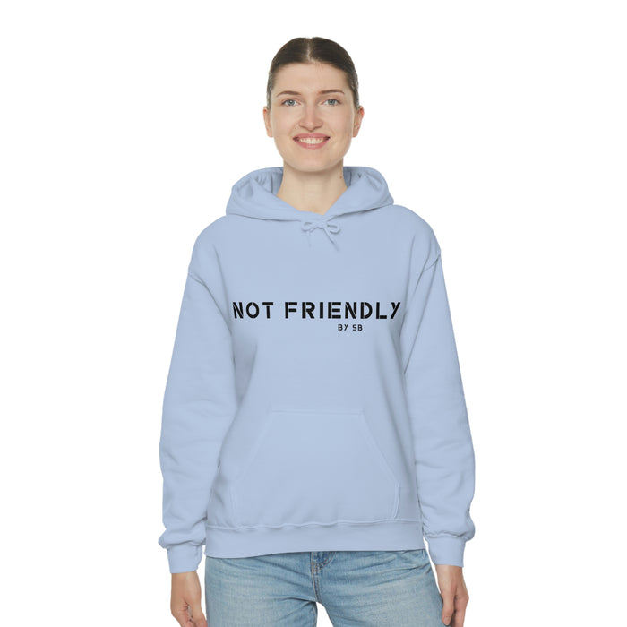 Not Friendly Armor Dog Heavy Blend™ Hoodie (unisex)