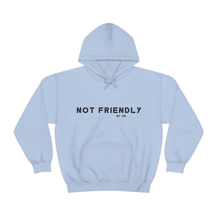 Not Friendly Armor Dog Heavy Blend™ Hoodie (unisex)