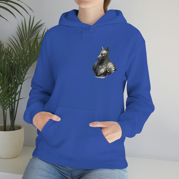 Not Friendly Armored Dog Heavy Blend™ Hoodie (unisex)