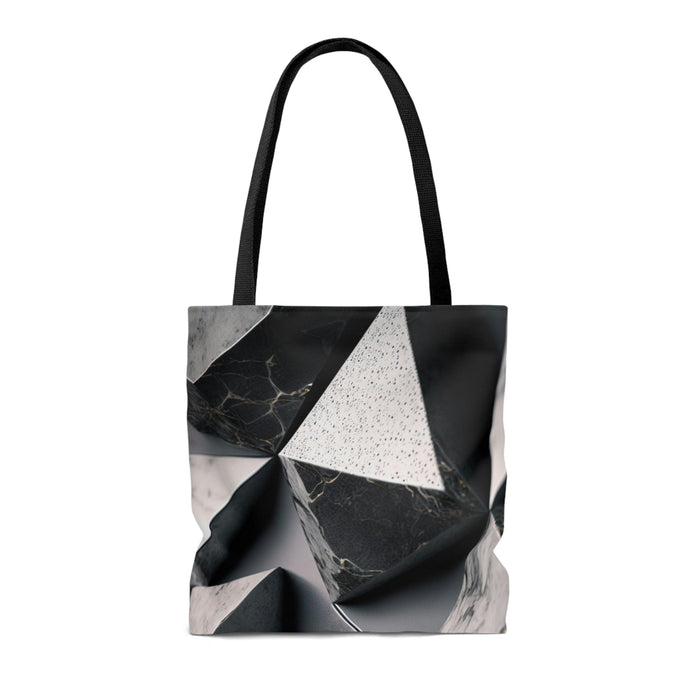 Not Friendly Marble and Gold Tote Bag