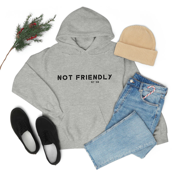 Not Friendly Armor Dog Heavy Blend™ Hoodie (unisex)