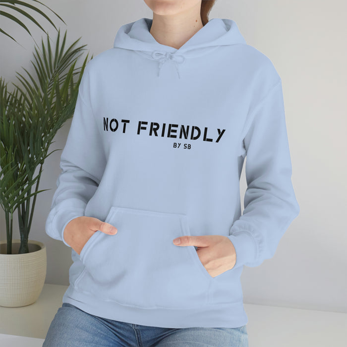 Not Friendly Armor Dog Heavy Blend™ Hoodie (unisex)