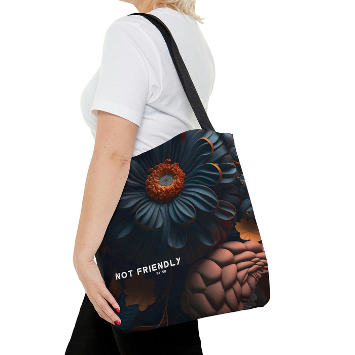 Alien Flower Color Tote Bag by NF