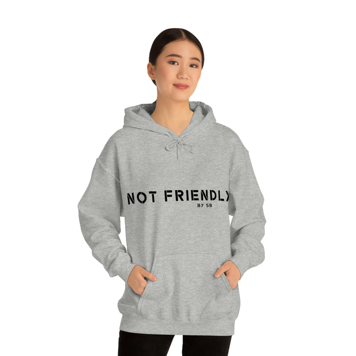 Not Friendly Armor Dog Heavy Blend™ Hoodie (unisex)