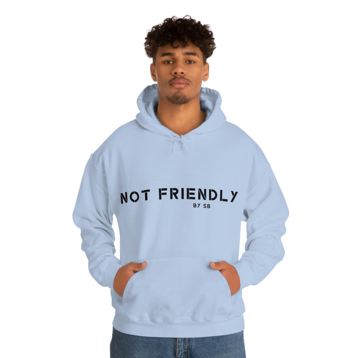 Not Friendly Armor Dog Heavy Blend™ Hoodie (unisex)