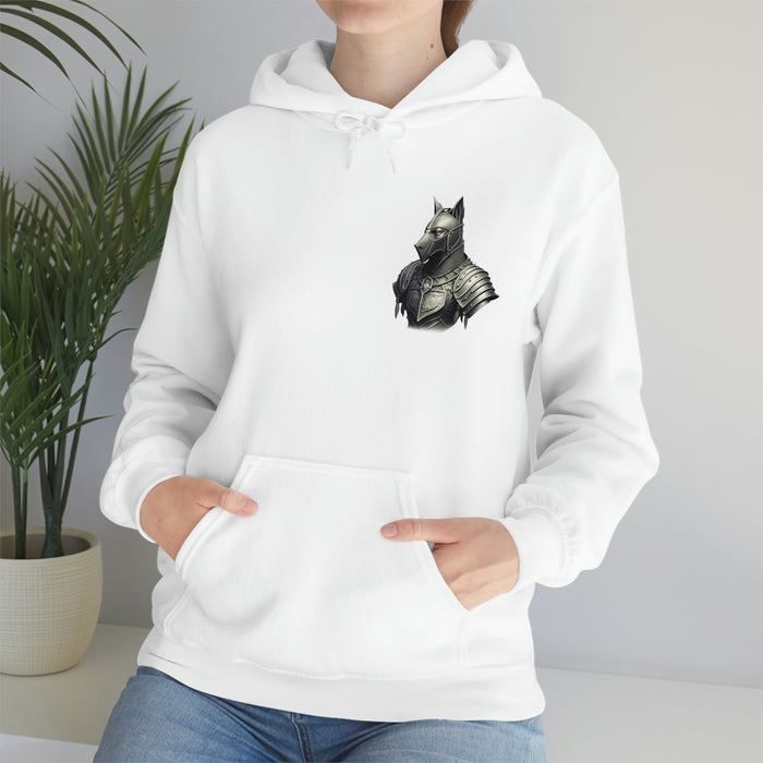 Not Friendly Armored Dog Heavy Blend™ Hoodie (unisex)