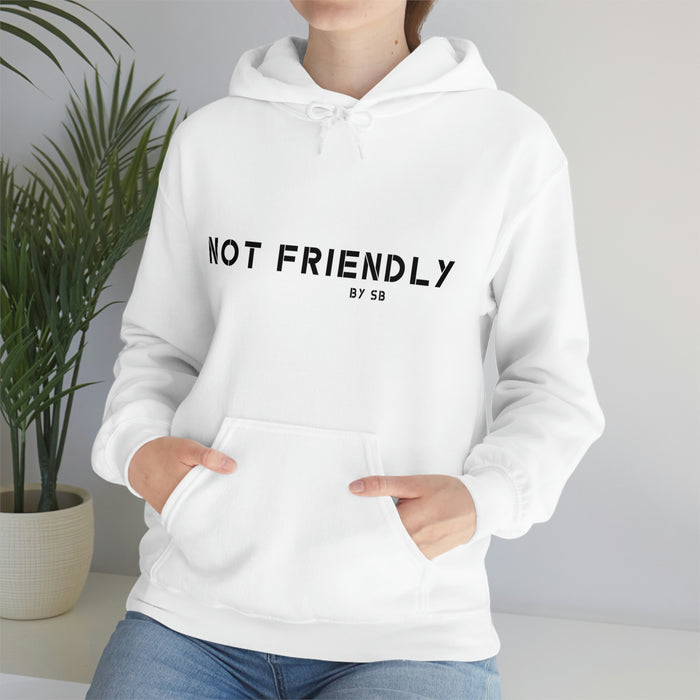 Not Friendly Armor Dog Heavy Blend™ Hoodie (unisex)