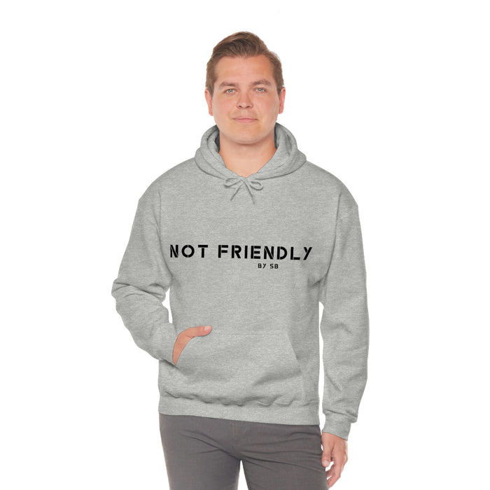 Not Friendly Armor Dog Heavy Blend™ Hoodie (unisex)