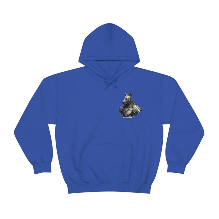 Not Friendly Armored Dog Heavy Blend™ Hoodie (unisex)