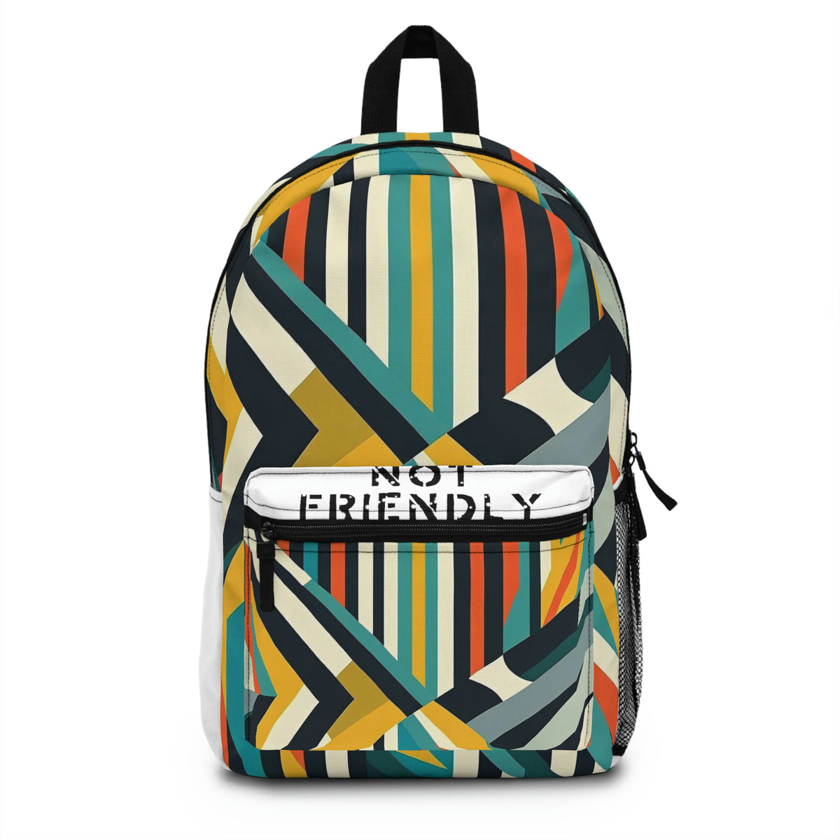 Color Chaos Not Friendly Flap Backpack