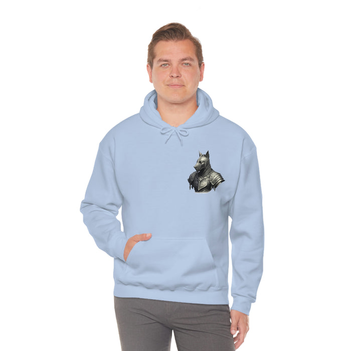 Not Friendly Armored Dog Heavy Blend™ Hoodie (unisex)