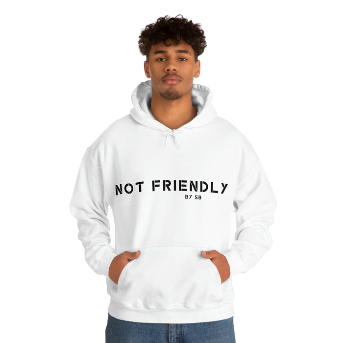 Not Friendly Armor Dog Heavy Blend™ Hoodie (unisex)