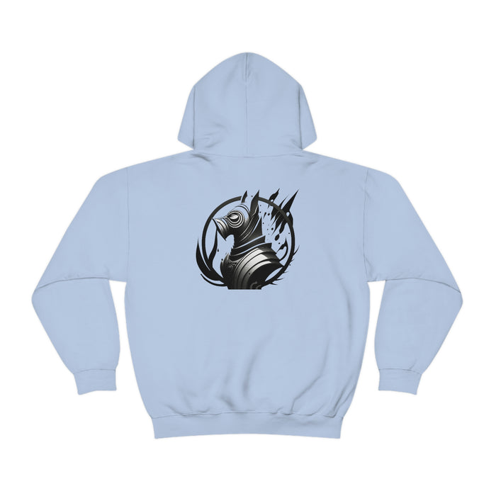 Not Friendly Armor Dog Heavy Blend™ Hoodie (unisex)