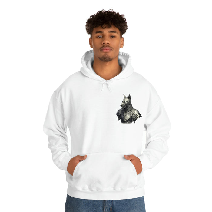 Not Friendly Armored Dog Heavy Blend™ Hoodie (unisex)