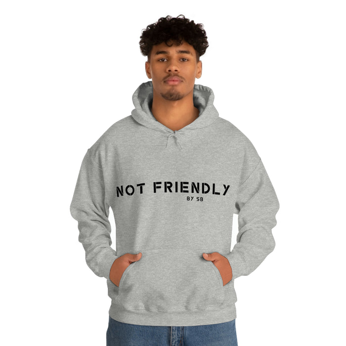 Not Friendly Armor Dog Heavy Blend™ Hoodie (unisex)