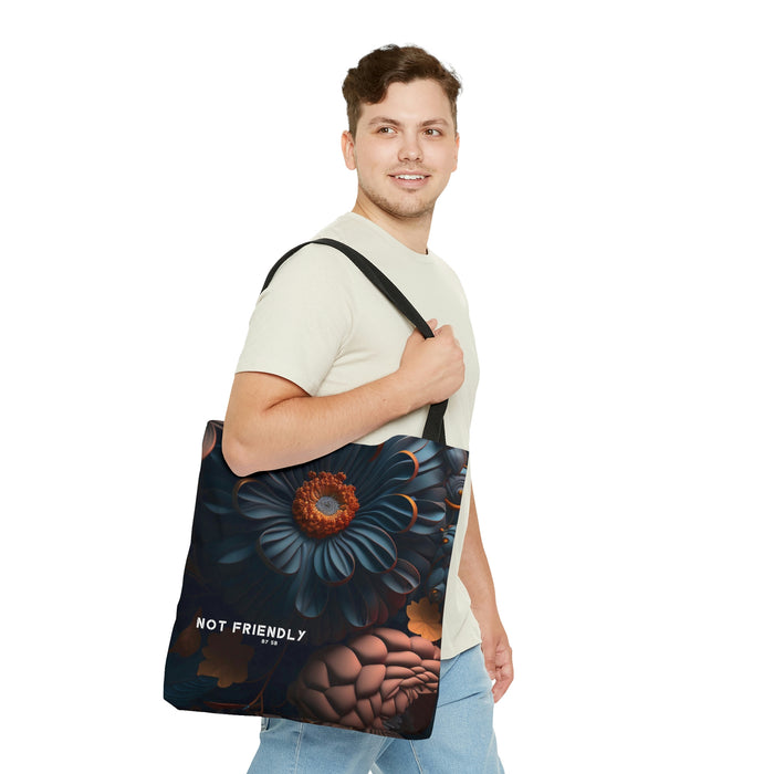 Alien Flower Color Tote Bag by NF