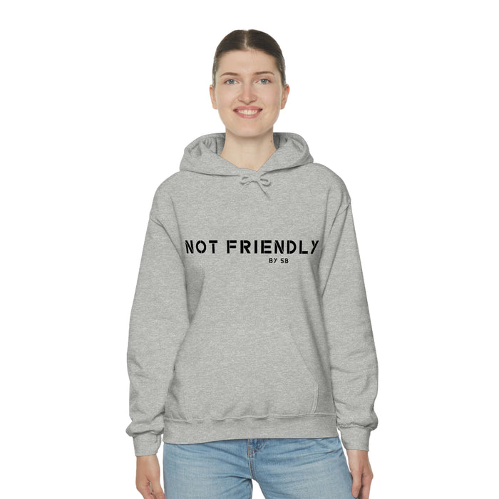 Not Friendly Armor Dog Heavy Blend™ Hoodie (unisex)