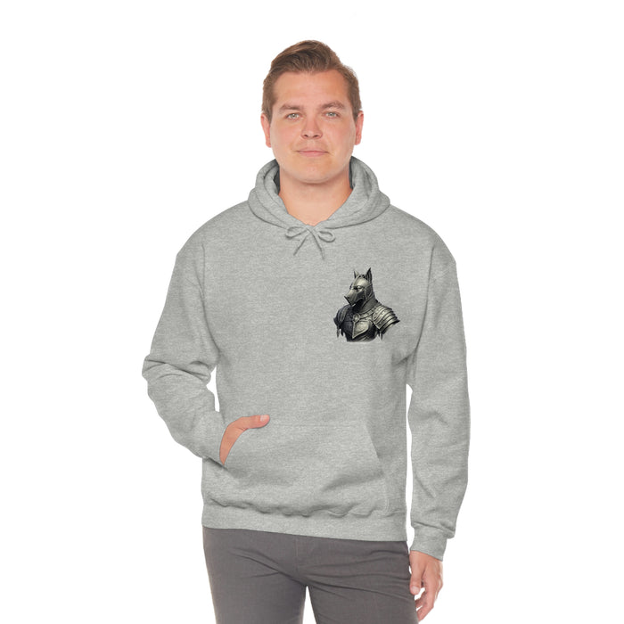 Not Friendly Armored Dog Heavy Blend™ Hoodie (unisex)