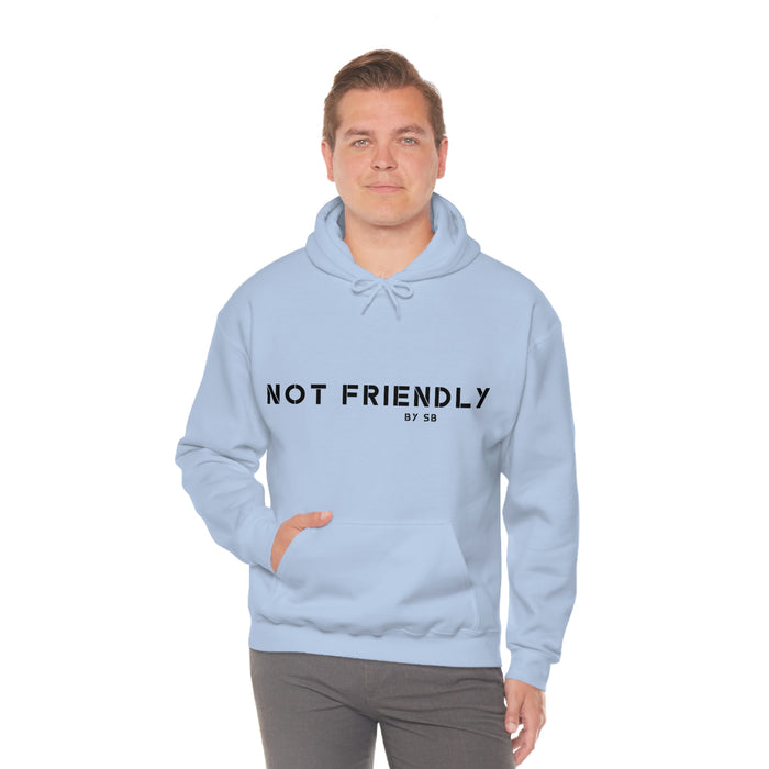 Not Friendly Armor Dog Heavy Blend™ Hoodie (unisex)