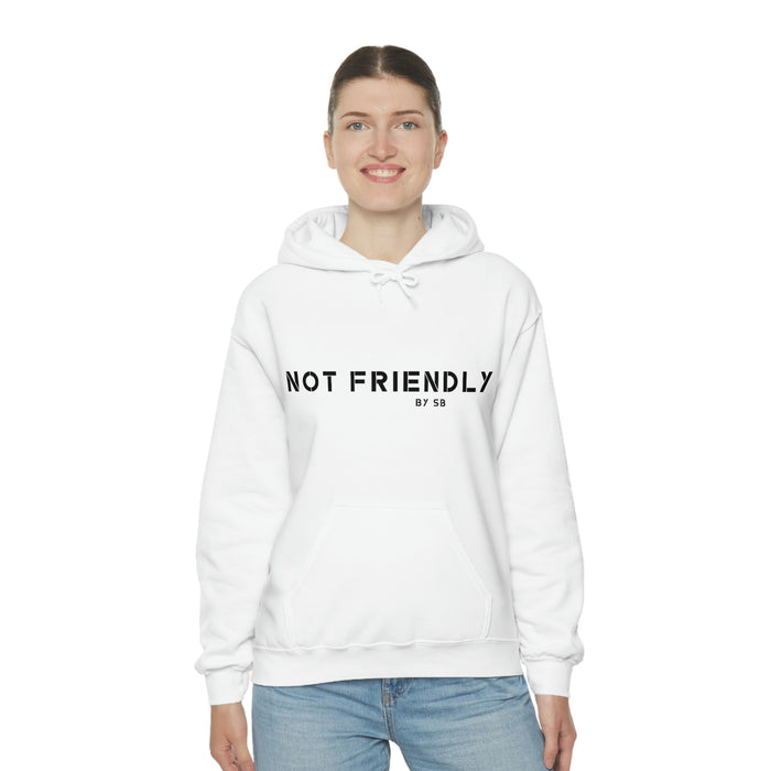 Not Friendly Armor Dog Heavy Blend™ Hoodie (unisex)