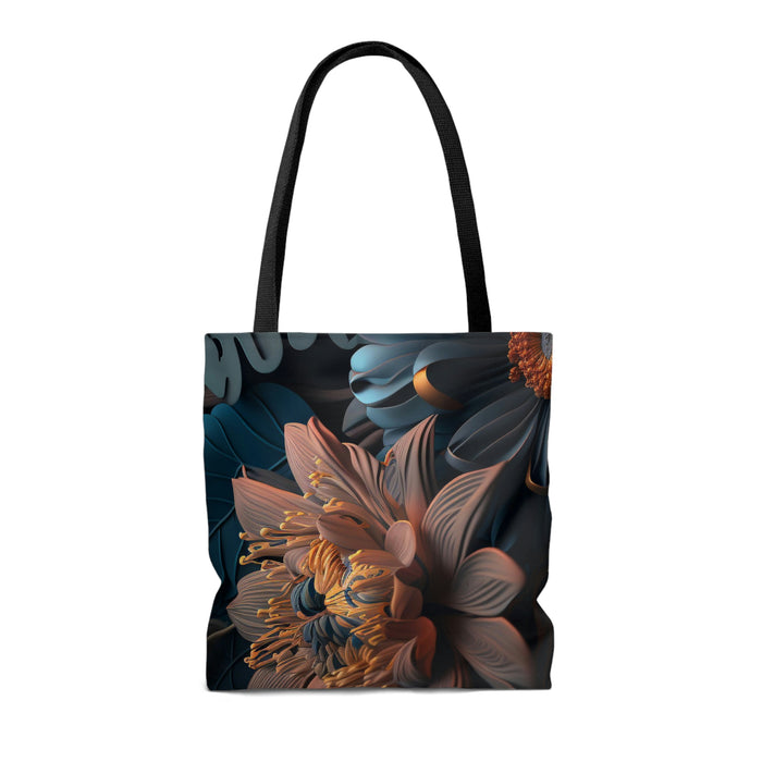 Alien Flower Color Tote Bag by NF