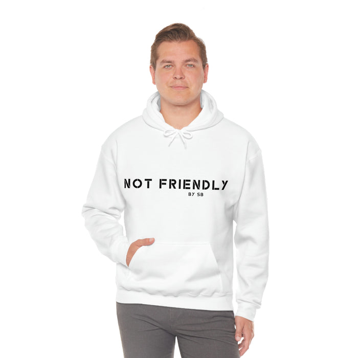 Not Friendly Armor Dog Heavy Blend™ Hoodie (unisex)