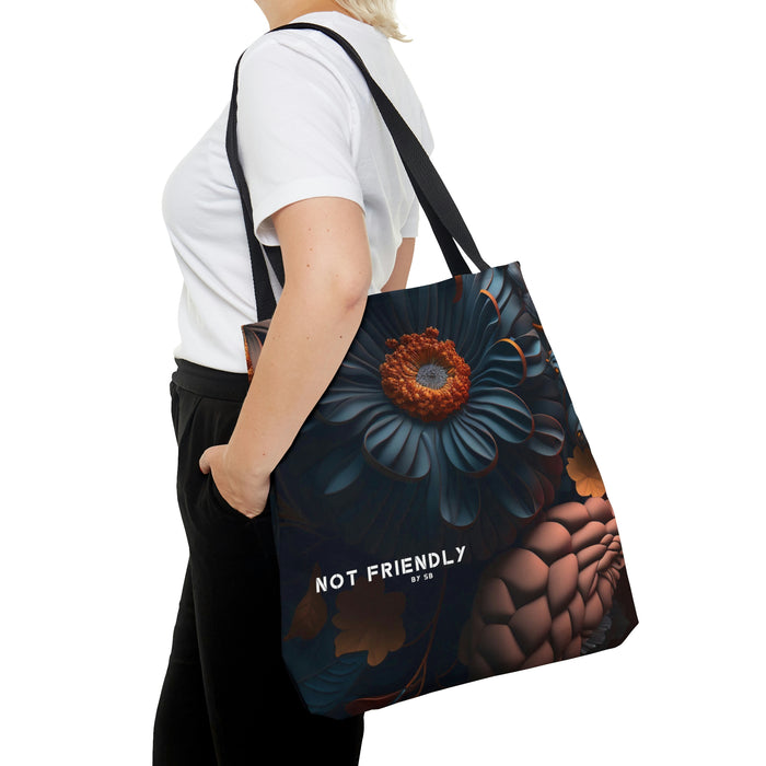 Alien Flower Color Tote Bag by NF