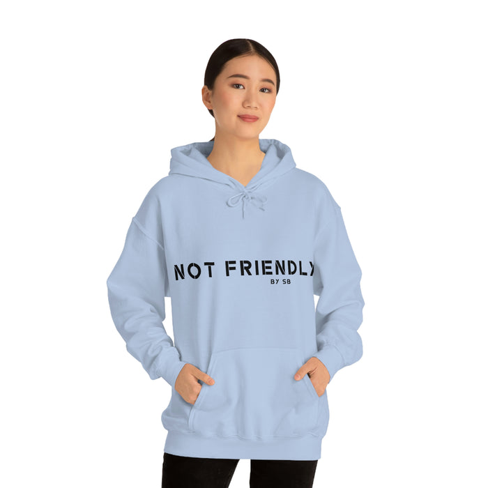 Not Friendly Armor Dog Heavy Blend™ Hoodie (unisex)