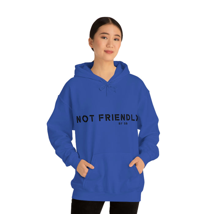 Not Friendly Armor Dog Heavy Blend™ Hoodie (unisex)