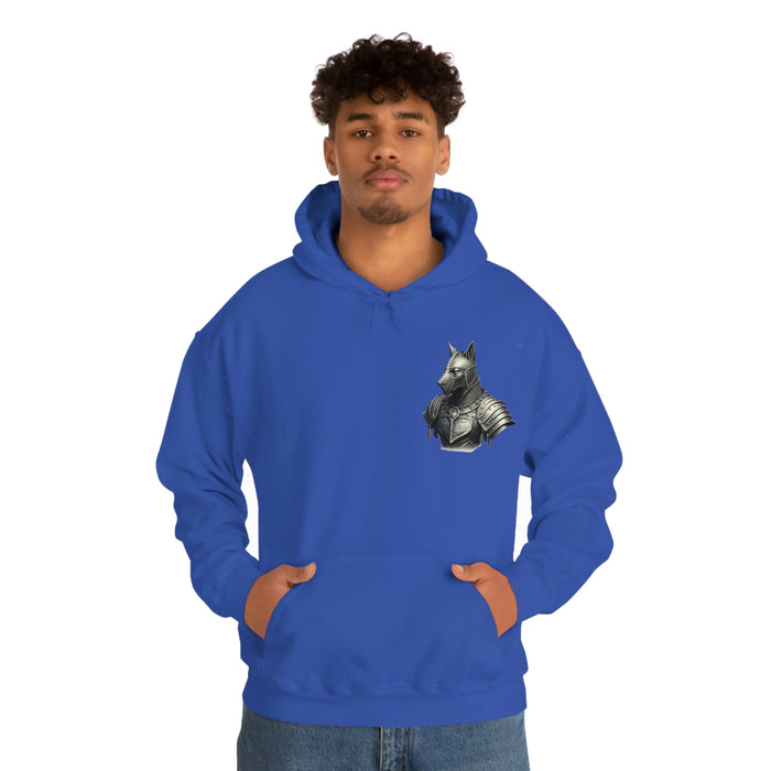 Not Friendly Armored Dog Heavy Blend™ Hoodie (unisex)