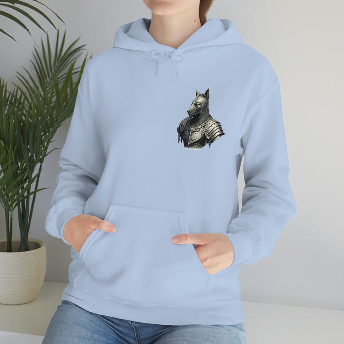 Not Friendly Armored Dog Heavy Blend™ Hoodie (unisex)