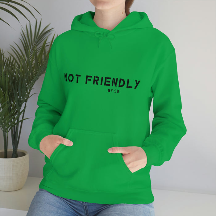 Not Friendly Armor Dog Heavy Blend™ Hoodie (unisex)